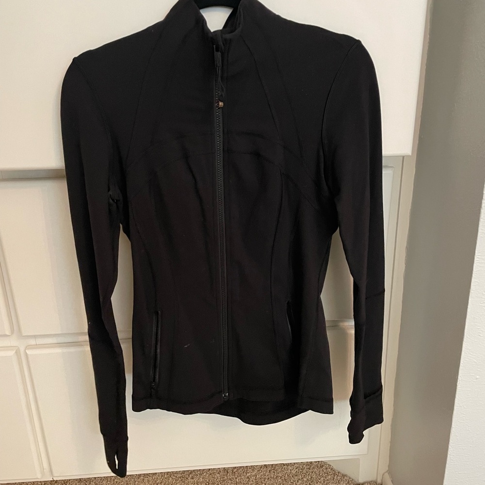 LULULEMON define jacket in black size 8